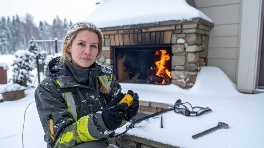 Outdoor Fireplace Maintenance: Mid-Winter Inspection | Home Patio Lawn